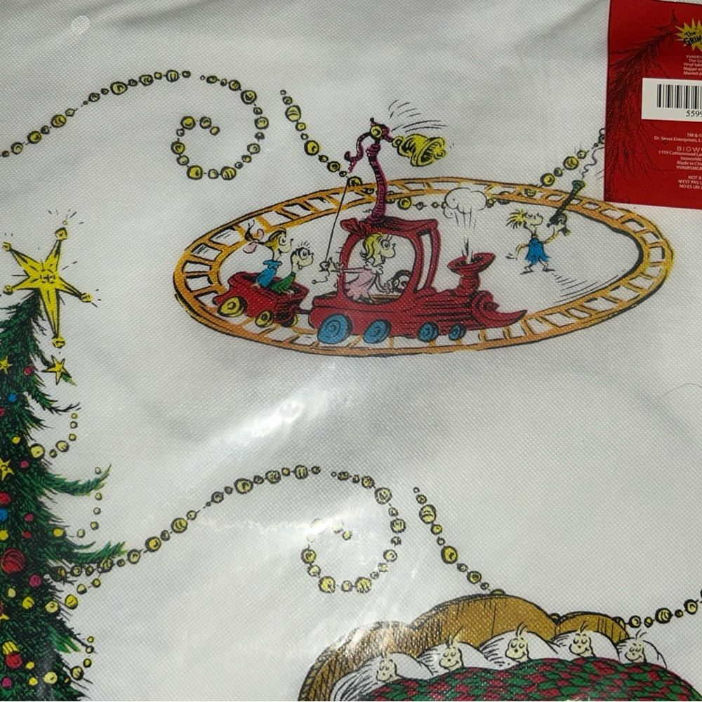 Grinch Christmas Tablecloth
